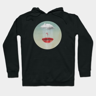 Saving the Rain - Red Umbrella Hoodie